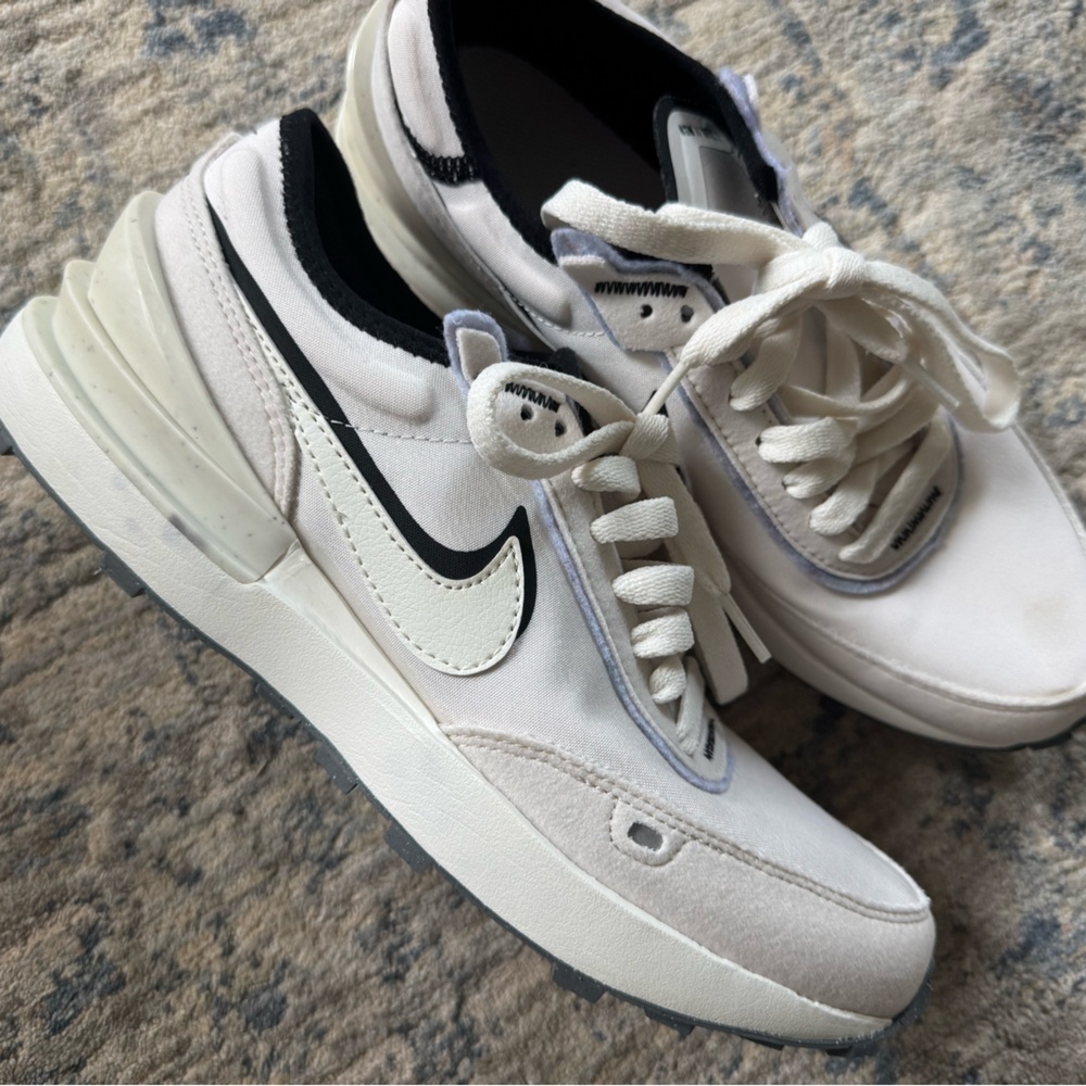 Nike Waffle One AI SE GS 'Phantom Black'